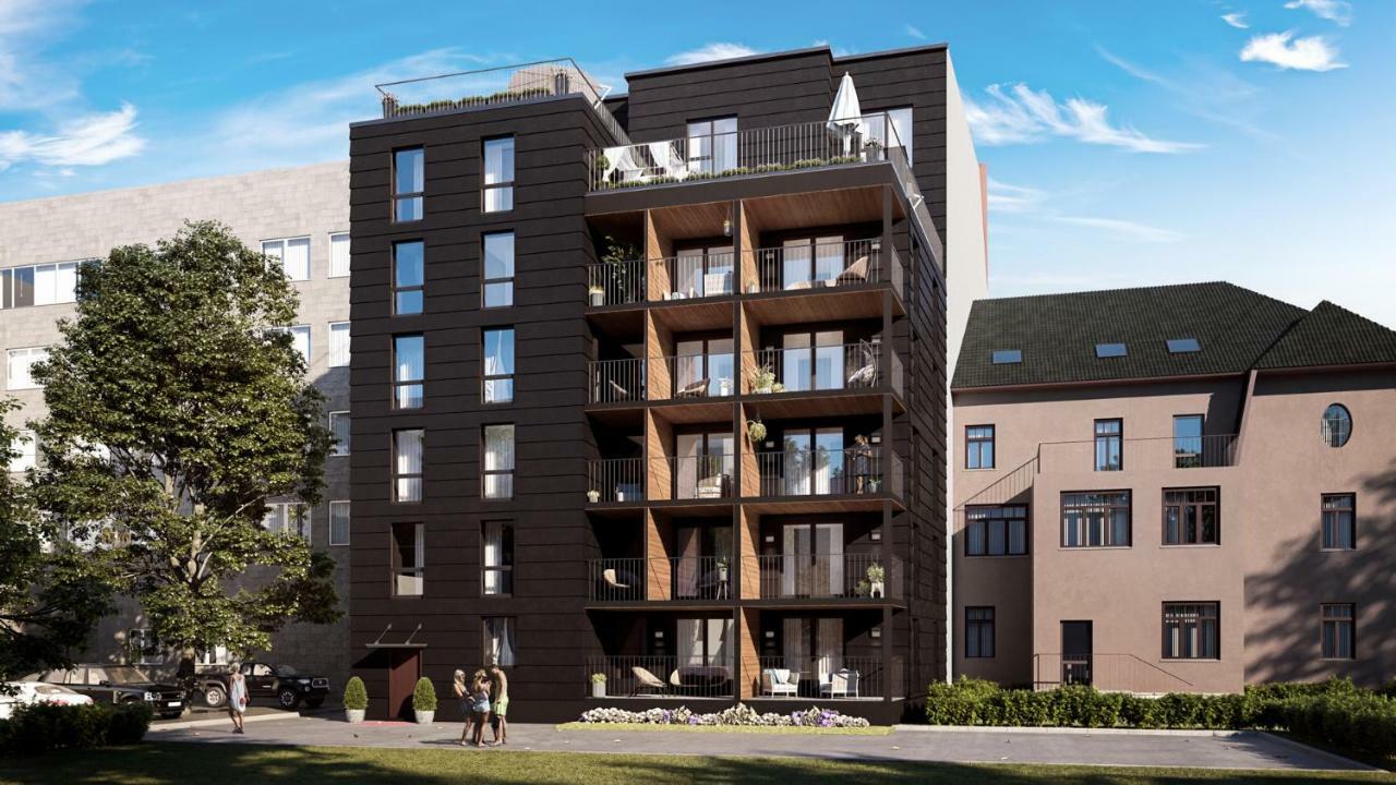 City Terrace Apartment Avangard - Large Private Roof Terrace タリン エクステリア 写真